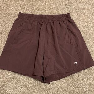Gymshark Men's Athletic Shorts in Brown